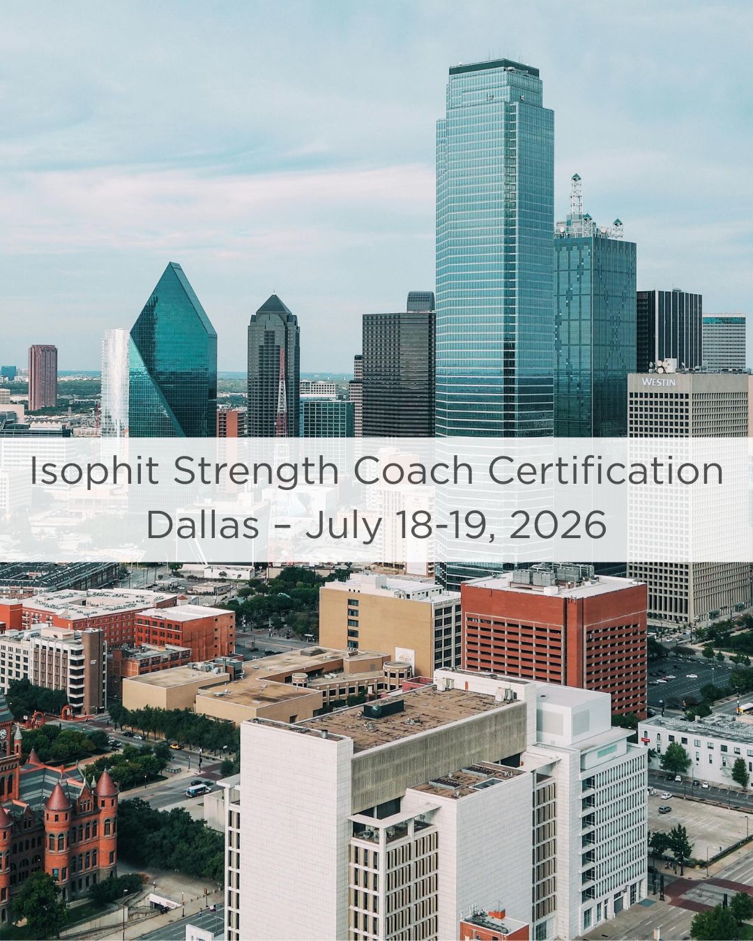 Isophit Strength Coach Certification - Dallas – July 18 - 19, 2026 - Isophit