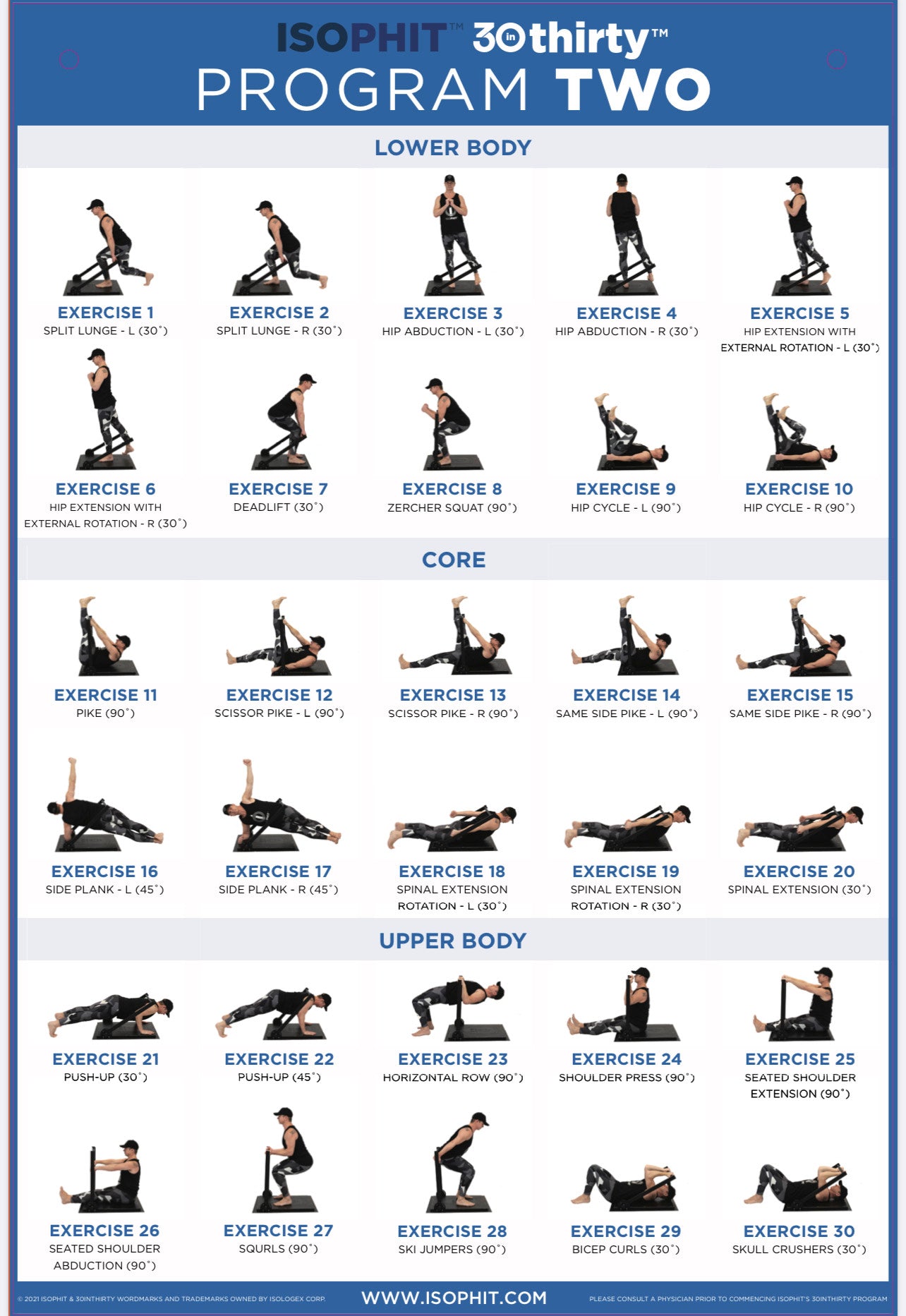 30inThirty™ Strength Series - [15 Digital Posters]