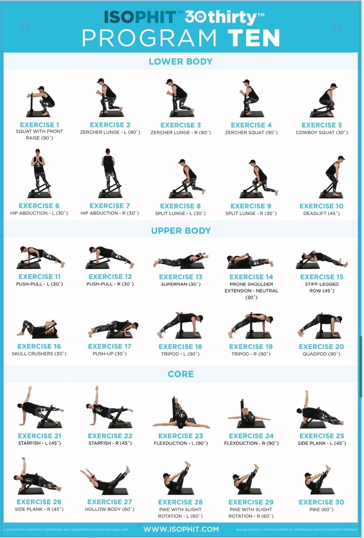 30inThirty™ Strength Series - [15 Digital Posters]
